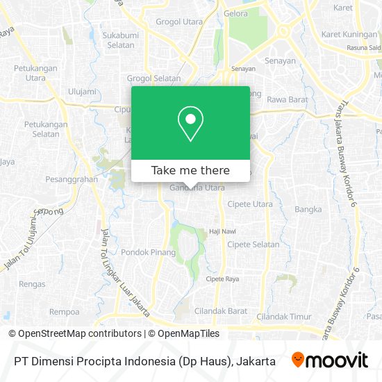 PT Dimensi Procipta Indonesia (Dp Haus) map