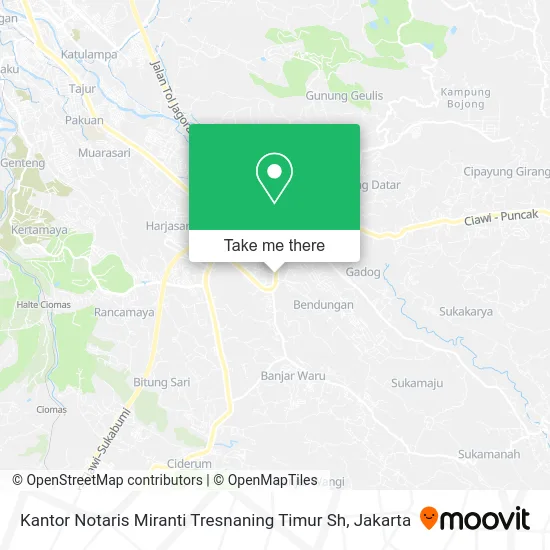 Kantor Notaris Miranti Tresnaning Timur Sh map