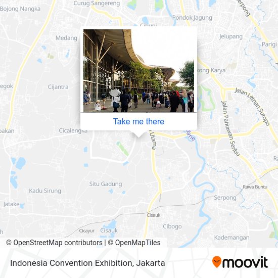 Indonesia Convention Exhibition map