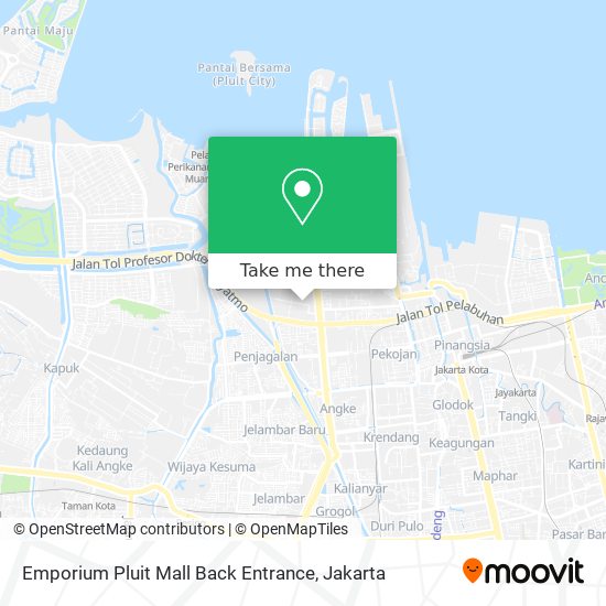 Emporium Pluit Mall Back Entrance map