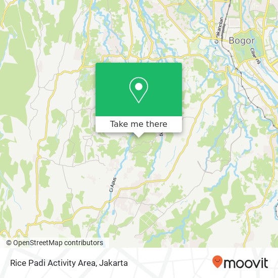 Rice Padi Activity Area map