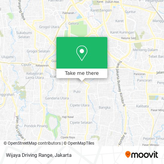 Wijaya Driving Range map