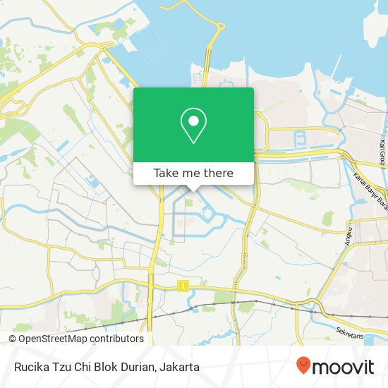 Rucika Tzu Chi Blok Durian map