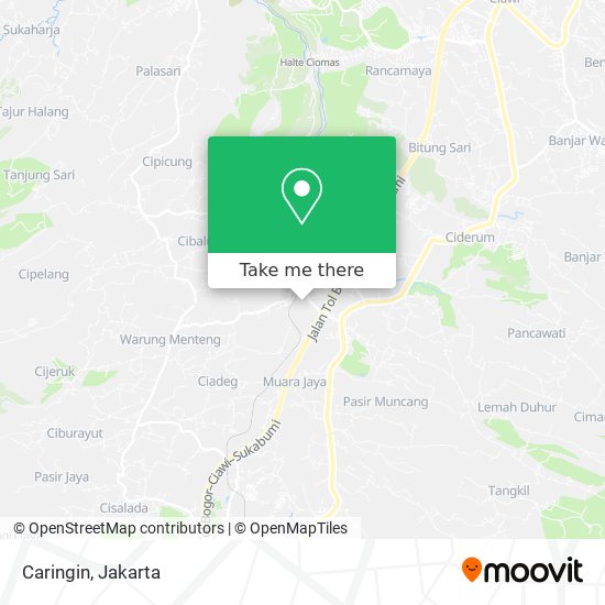 Caringin map