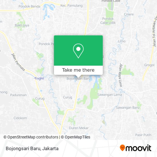 Bojongsari Baru map