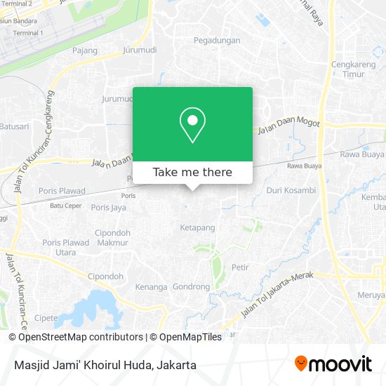 Masjid Jami' Khoirul Huda map