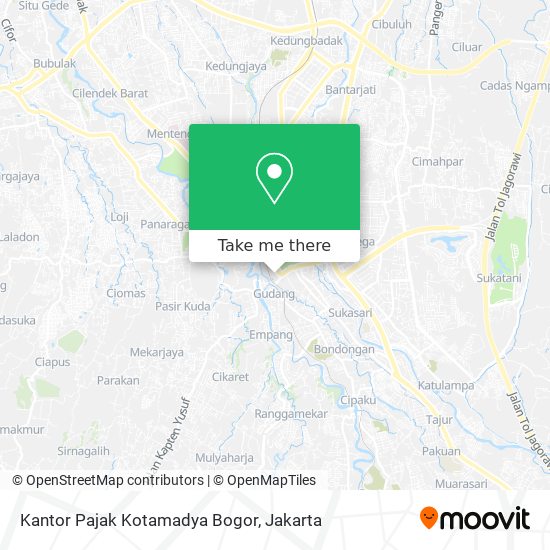 Kantor Pajak Kotamadya Bogor map