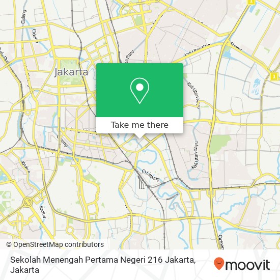 Sekolah Menengah Pertama Negeri 216 Jakarta map