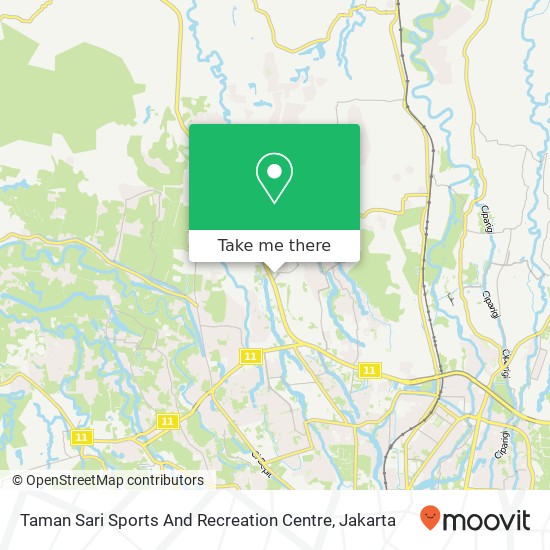 Taman Sari Sports And Recreation Centre map