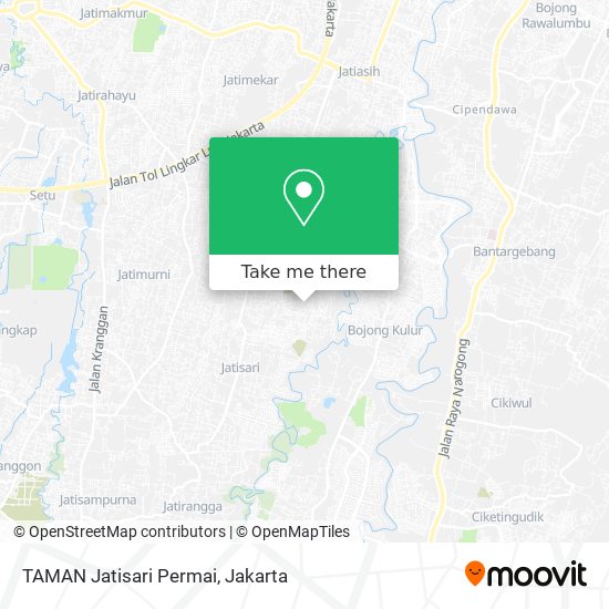 TAMAN Jatisari Permai map