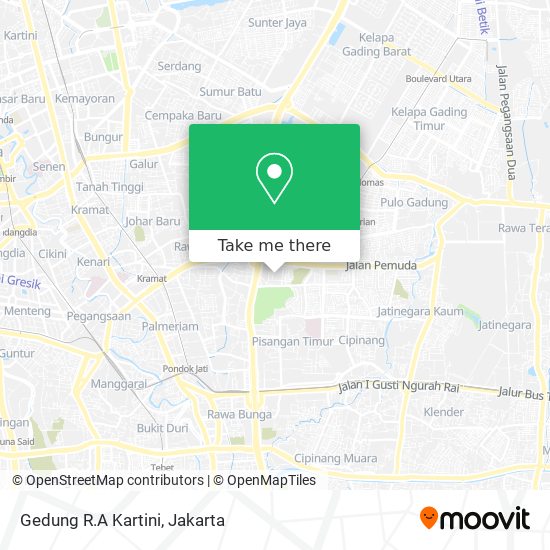 Gedung R.A Kartini map