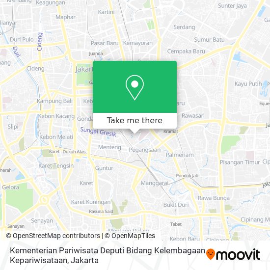 Kementerian Pariwisata Deputi Bidang Kelembagaan Kepariwisataan map