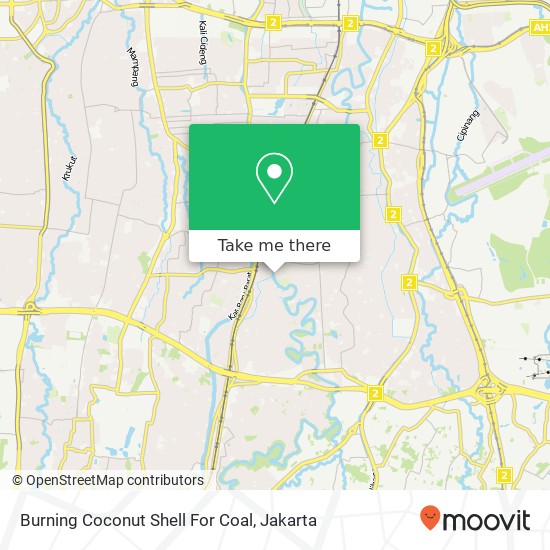 Burning Coconut Shell For Coal map