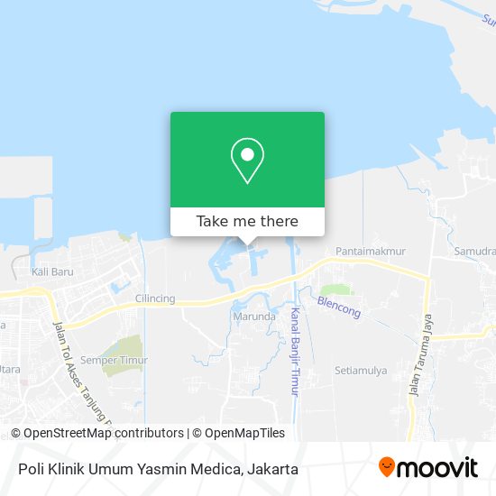 Poli Klinik Umum Yasmin Medica map