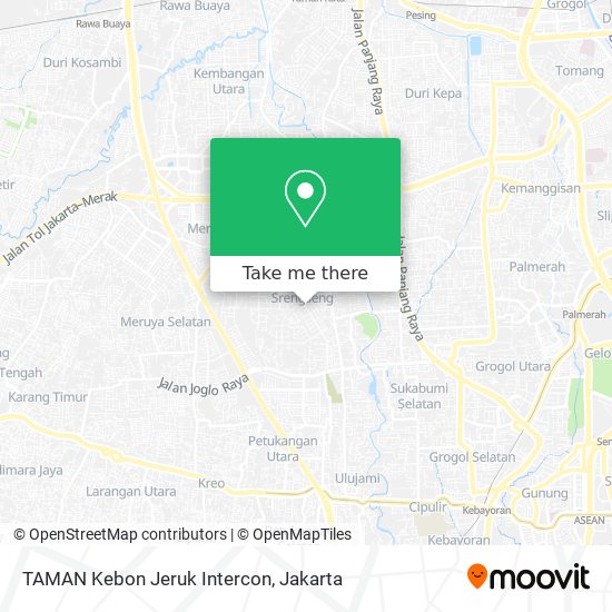 TAMAN Kebon Jeruk Intercon map