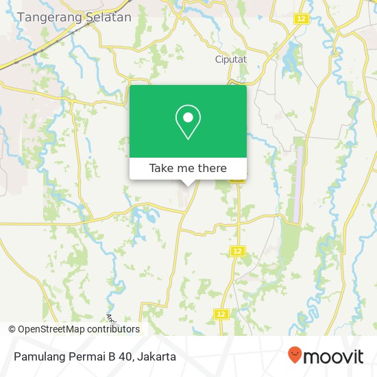 Pamulang Permai B 40 map