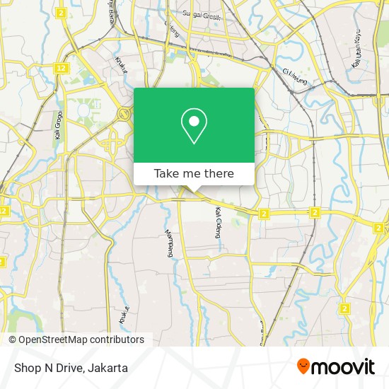 Shop N Drive map