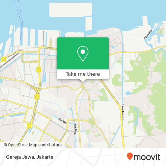 Gereja Jawa map