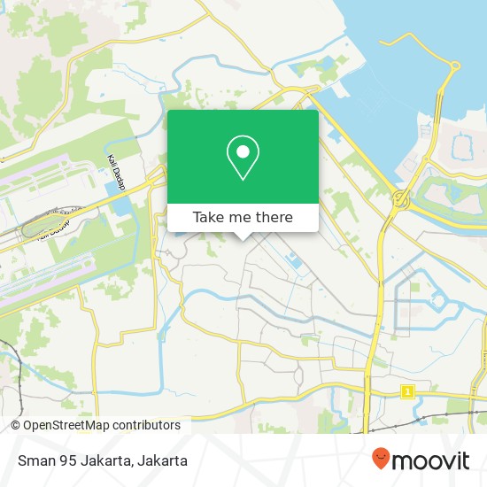 Sman 95 Jakarta map
