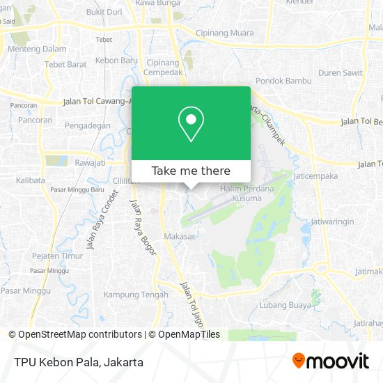 TPU Kebon Pala map