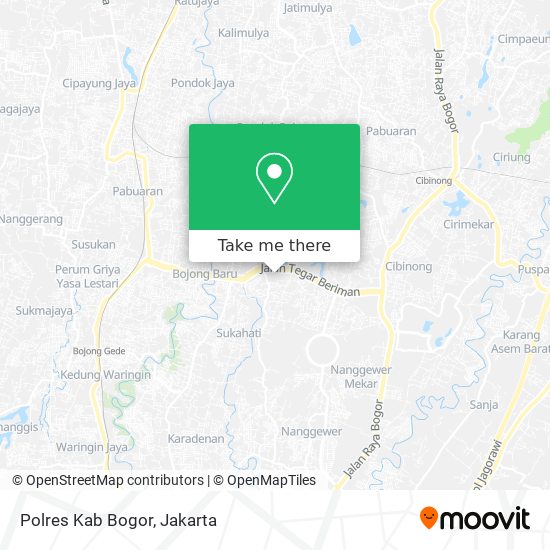 Polres Kab Bogor map