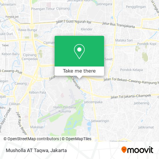 Musholla AT Taqwa map