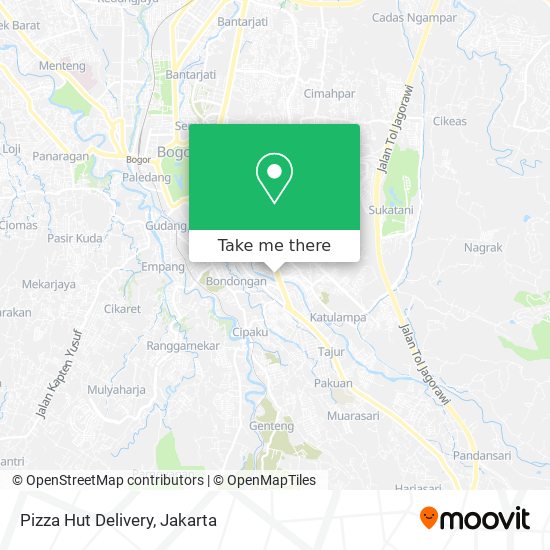 Pizza Hut Delivery map