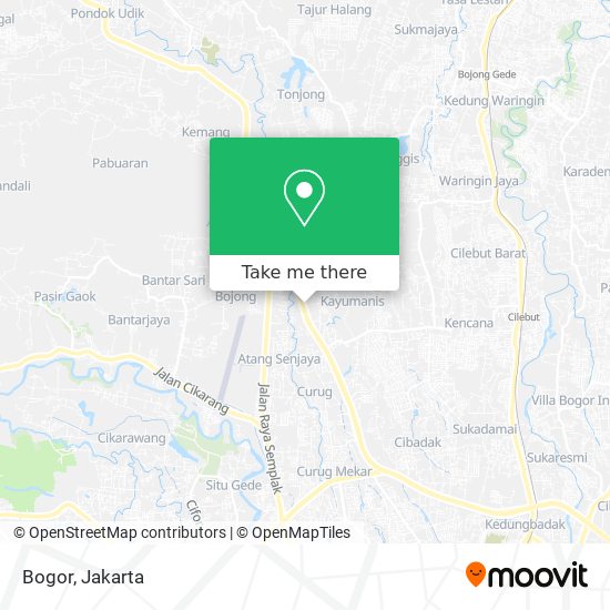 Bogor map