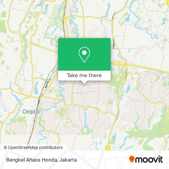 Bengkel Ahass Honda map