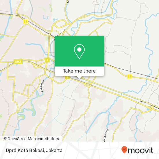 Dprd Kota Bekasi map