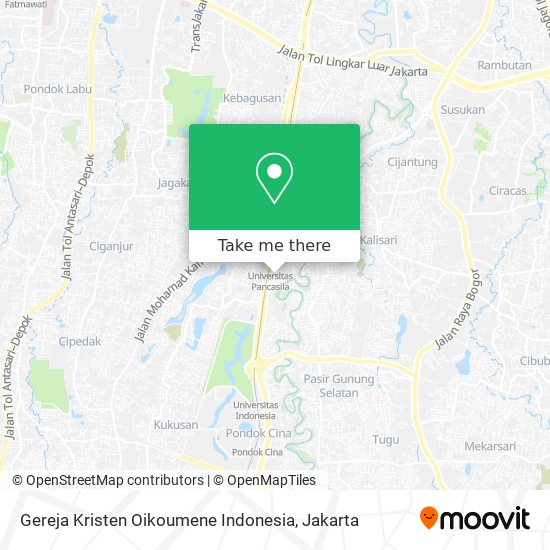 Gereja Kristen Oikoumene Indonesia map