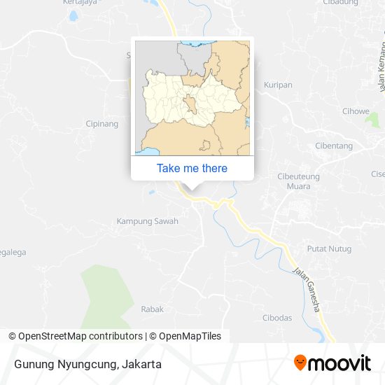 Gunung Nyungcung map