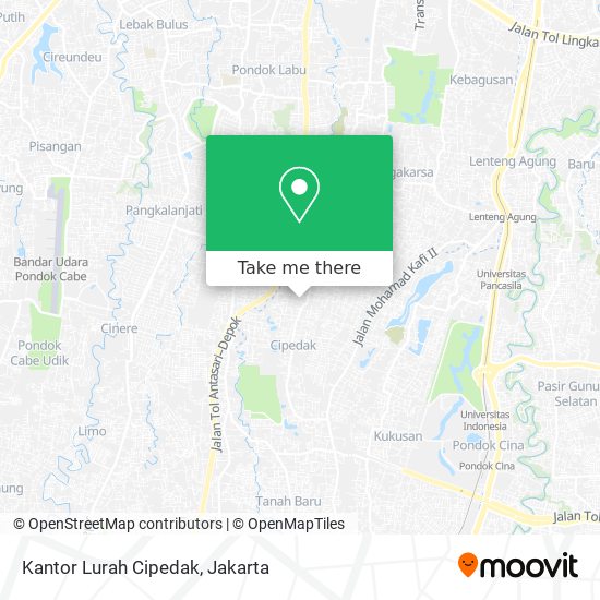 Kantor Lurah Cipedak map