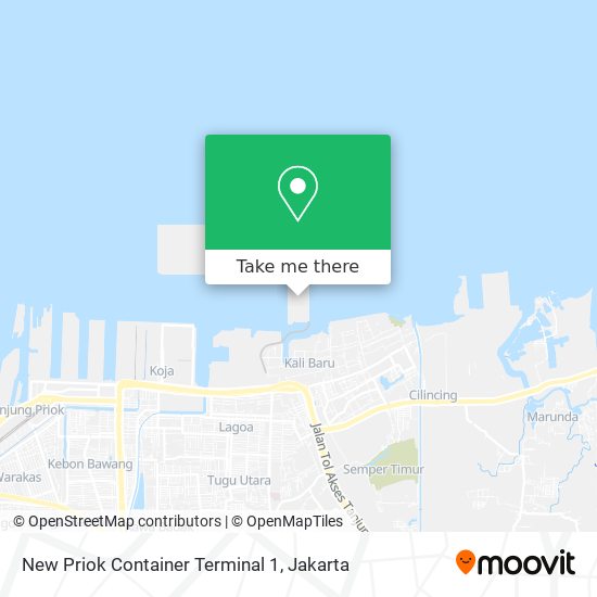 New Priok Container Terminal 1 map
