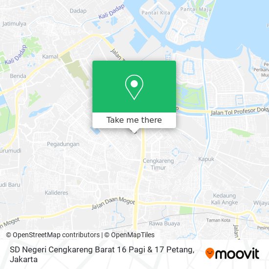 SD Negeri Cengkareng Barat 16 Pagi & 17 Petang map