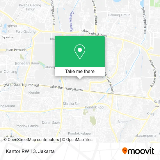 Kantor RW 13 map
