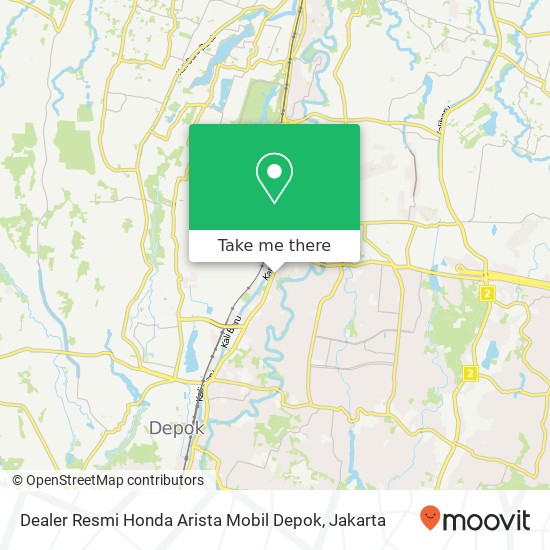 Dealer Resmi Honda Arista Mobil Depok map