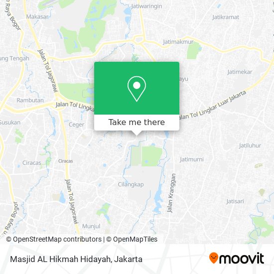 Masjid AL Hikmah Hidayah map