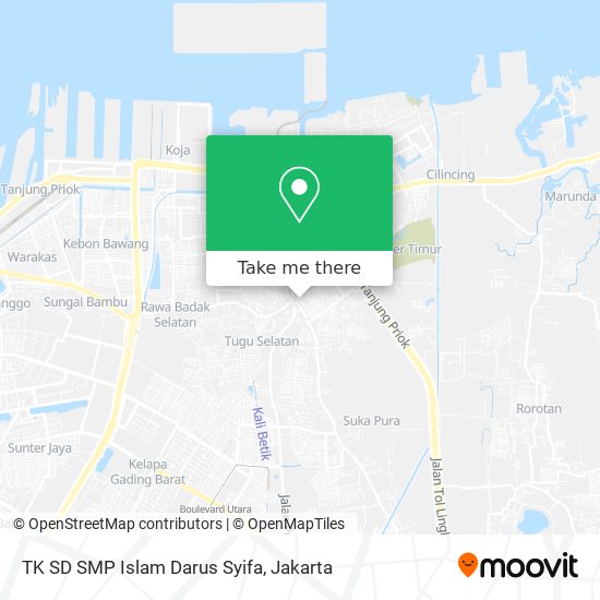TK SD SMP Islam Darus Syifa map