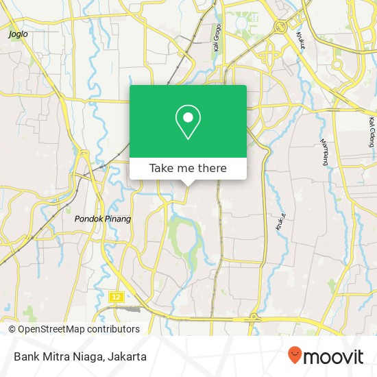 Bank Mitra Niaga map