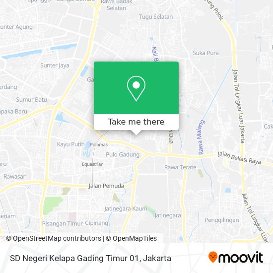 SD Negeri Kelapa Gading Timur 01 map