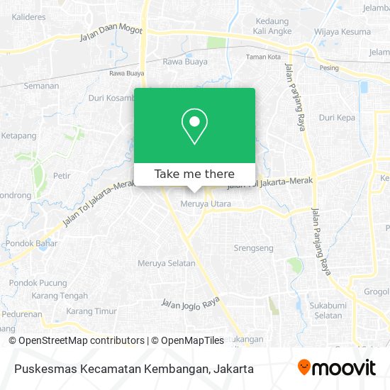 Puskesmas Kecamatan Kembangan map