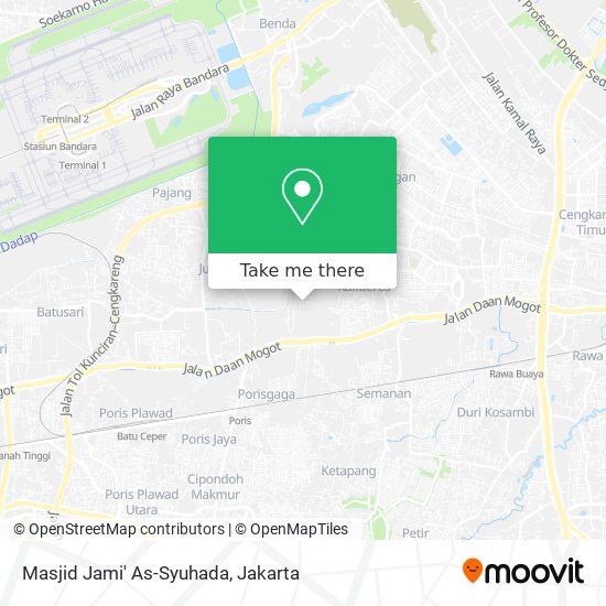Masjid Jami' As-Syuhada map