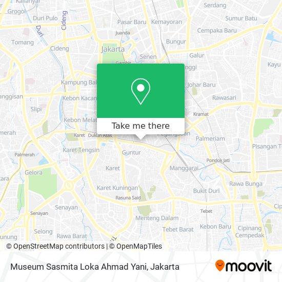 Museum Sasmita Loka Ahmad Yani map