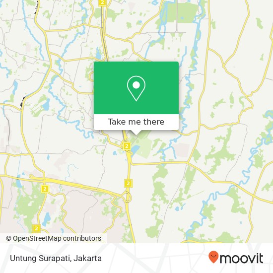 Untung Surapati map