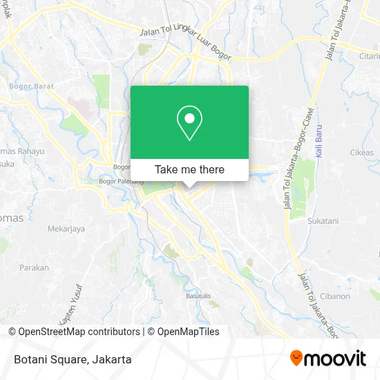 Botani Square map
