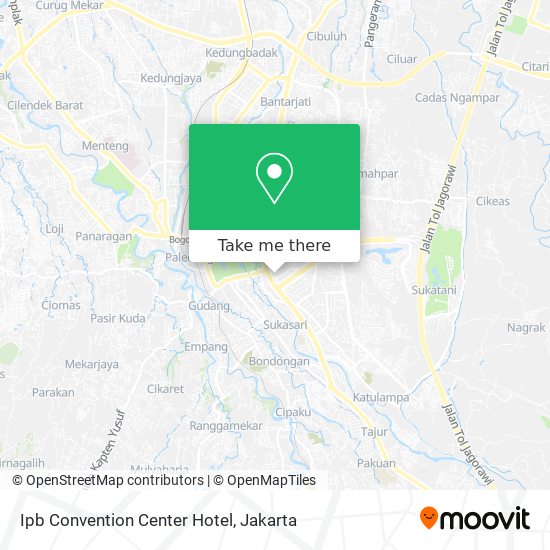 Ipb Convention Center Hotel map