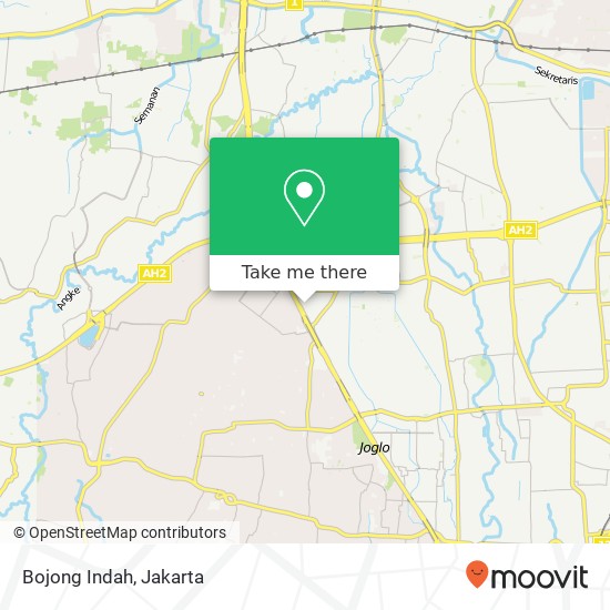 Bojong Indah map