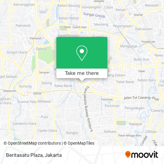 Beritasatu Plaza map