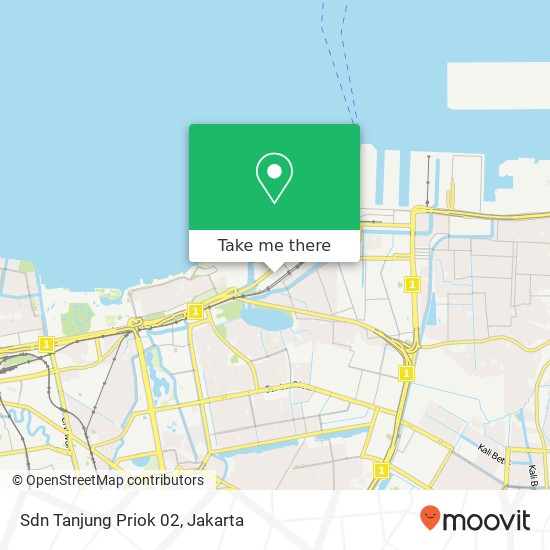 Sdn Tanjung Priok 02 map